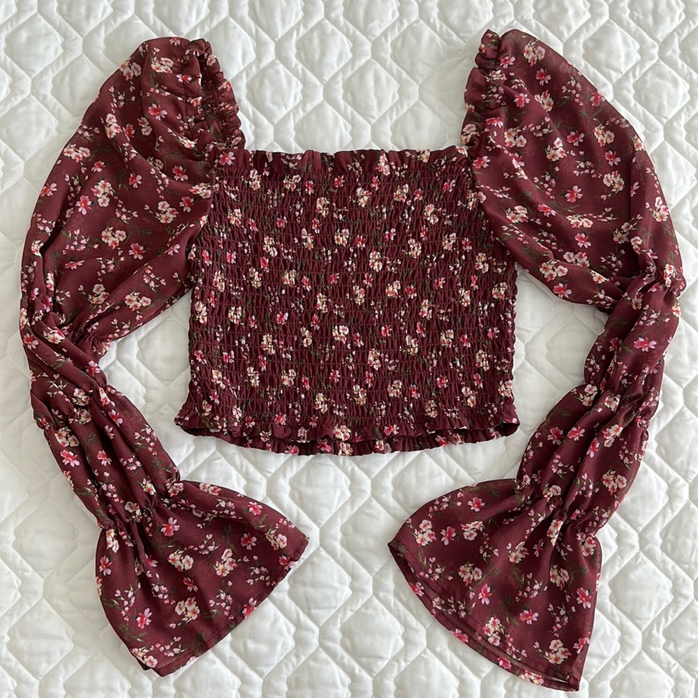 Wild Fable Peasant Blouse